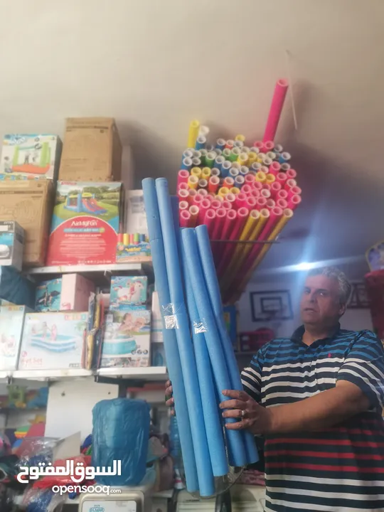 مواسير فوم لحماية الاعمدة طول مترين ونص.