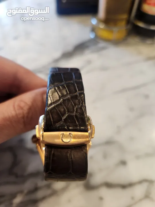 ساعة اوميغا اورجينال ذهب روز و الماس