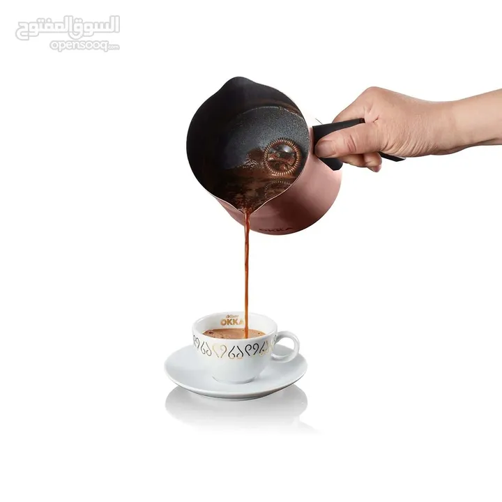 ماكينة صنع القهوة التركية أوكا ريتش سبين - كروم