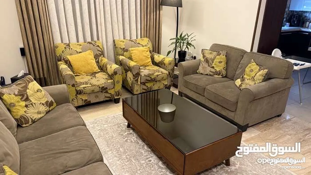 طقم كنب مستعمل اشلي