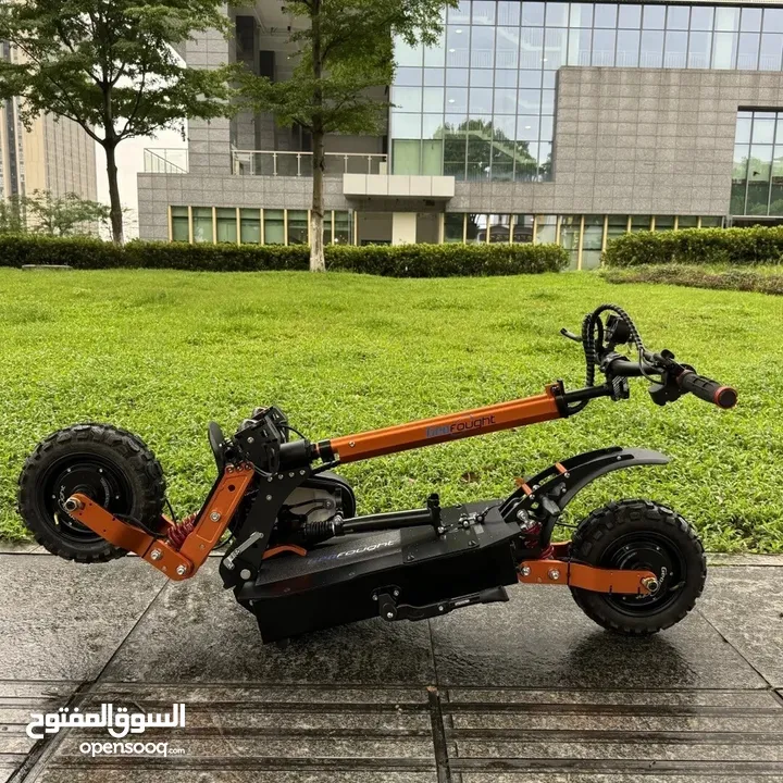 60Volt 6000Watts Electric, E Scooter Foldable Dual Motor Off Road Seat