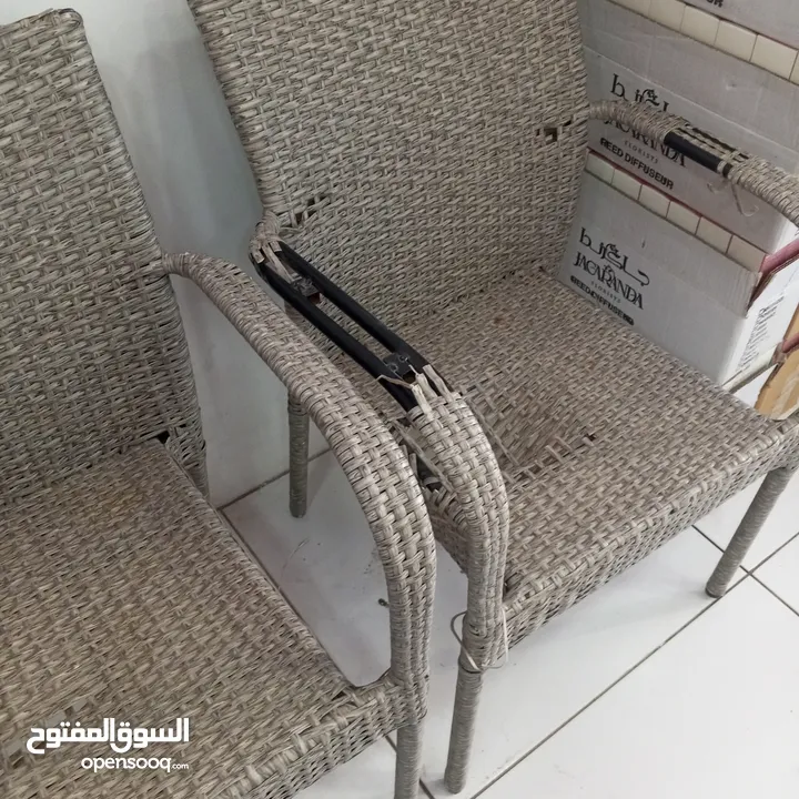 كراسي راتان حديد للبيع