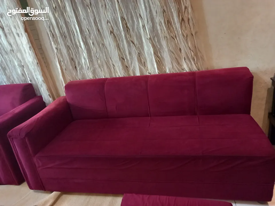 كنب تفصيل خشب زان مستعمل للبيع