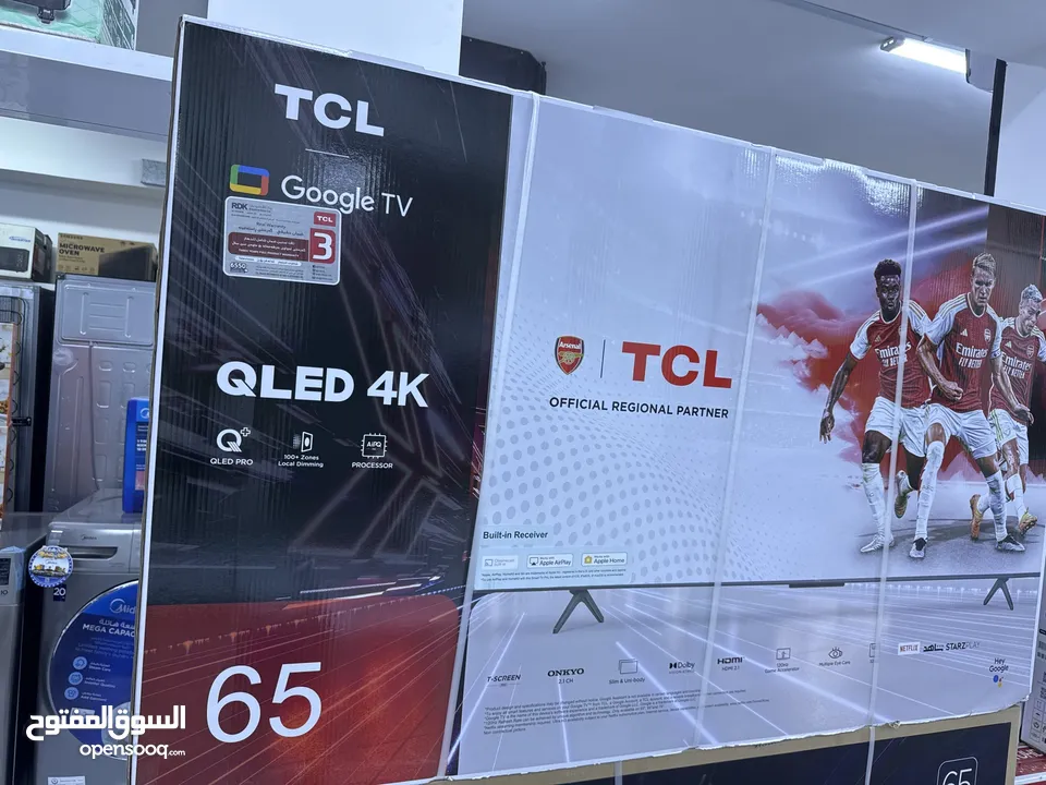 شاشه TCL65بوصه او 55 بوصه موديل C655PRO