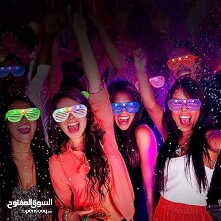 نظارات  نظارة كاريوكي مضيئه تنكريه لاحلى الحفلات و اعياد الميلاد المميزه