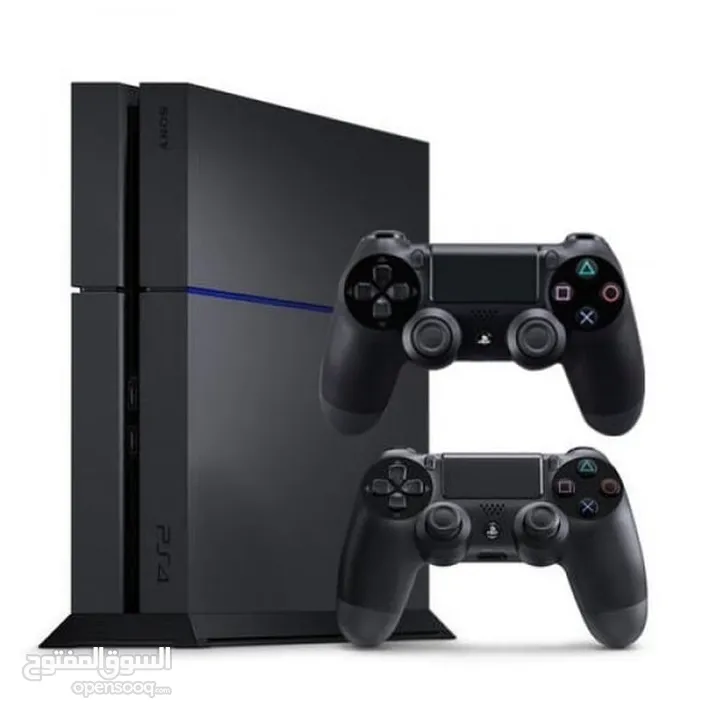 PlayStation 4 with 2 controllers and 15 games +