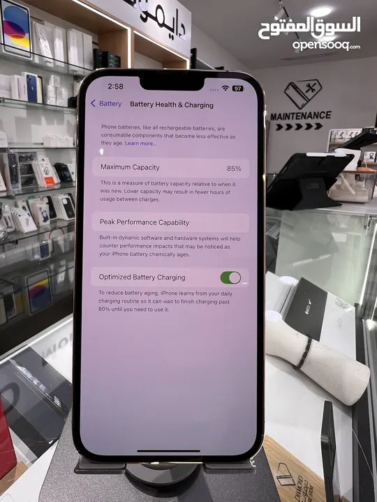 متجر دايموند موبايل  iPhone 13 Pro Max مستخدم بحالة الجديد 