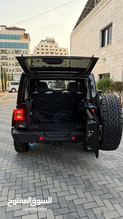 جيب رابيكون ترخيص 2022 محرك 2000 هايبرد plugin/يقطع على الشحنه 30 كيلو 375 حصان