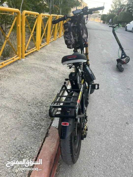 بسكليت كهربا مستعمل بحاله نضيفه