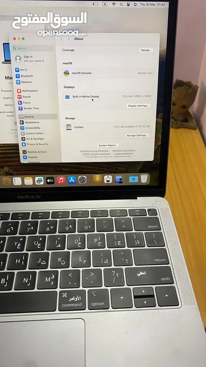MacBook Air 2019 /i5/8 ram/128ssd