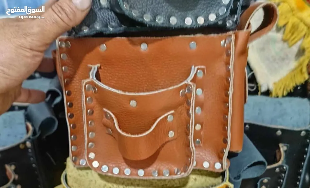 شاكوش وحرجاية جلد طبيعي