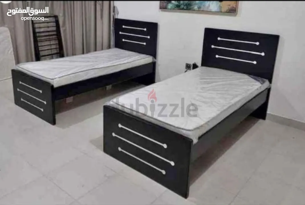 brand New single bed with medical mattress saiz 90x190 good Quality All taype furniture Available