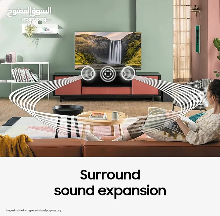 ساوند بار سامسونج Q700C ، اعلى فئه ، جديد بالكرتونه
