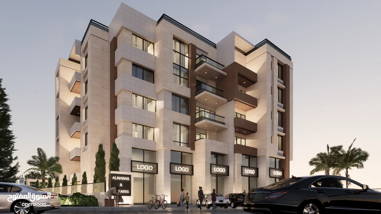 شقة 135متر للبيع بالقرب من شارع القدس و الدفاع المدني مكونة من 3 غرف نوم, حمامين,صالون,مطبخ و بلكون