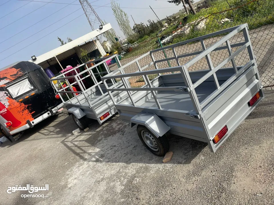 مقطورات وعربايات وحمامات متنقله ملاحظه مقطورات مرخصه من قبل اداره ترخيص مره واحده فقط تحمل وزن 75
