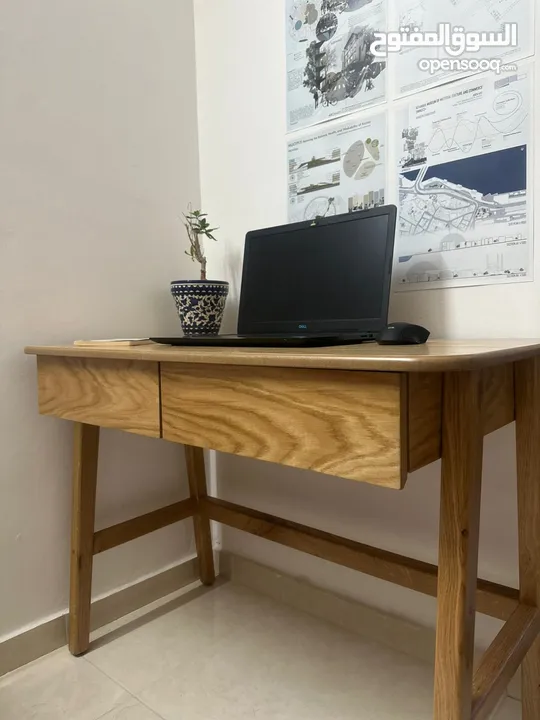 مكتب (100*60) خشب مع جارورين