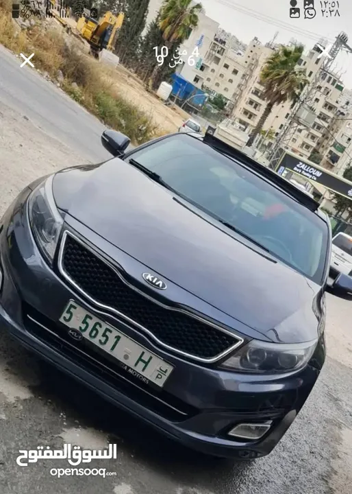 .كيا اوبتيما 2014 فل اضافات كاش 38000 الف كاش امكانيه البدل على كيا فورتي امكانية التقسيط  دفعه 15ال