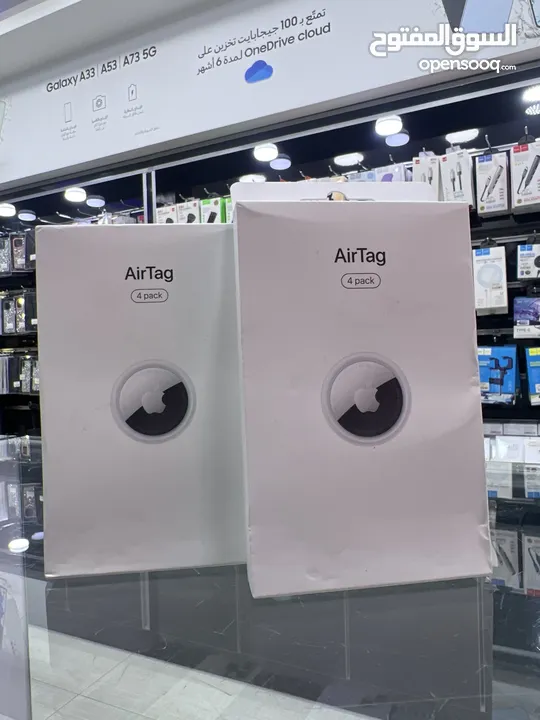 Apple Air Tag New قطعة ايرتاج ايفون الاصلية متوفرة الان و الكمية محدودة  متوفر بكج 4 قطع او 1 فقط