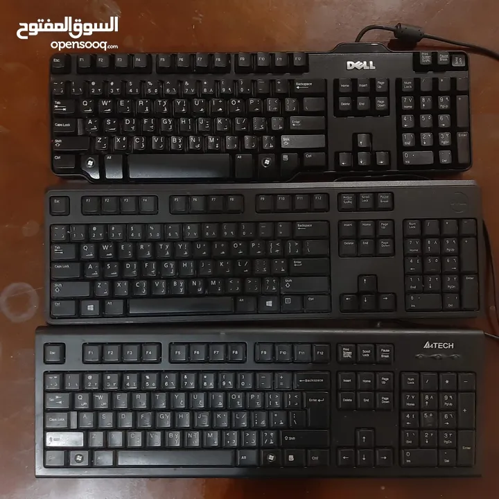 Two Dell PC ,with 3 Keyboards and 3 Mouse and 1 Dell Moniter