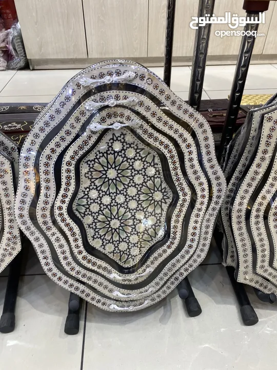 طقم صواني صدف