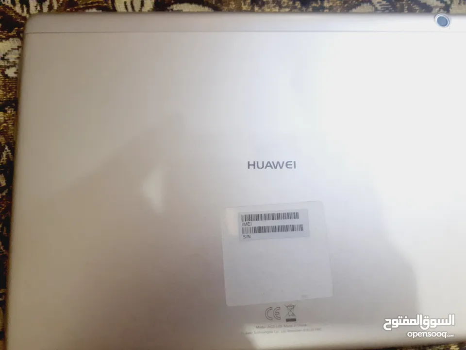 للبيع: Huawei MediaPad T3 10 – شاشة 9.6 إنش كبيرة وواضحة  جهاز مستعمل بحالة جيدة، مناسب للطلاب والأل