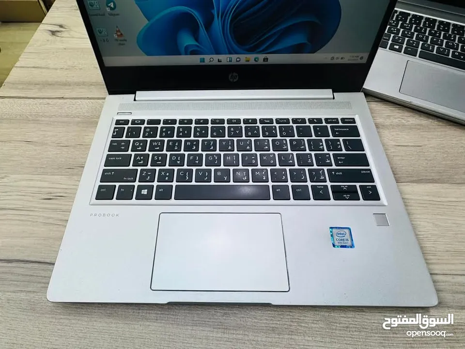 HP 430 G6 CORI5 الجيل الثامن يدعم اللمس بسعر تخفيض RAM 8 GB DDR4 SSD 256 GB NVME MONITOR 13.3