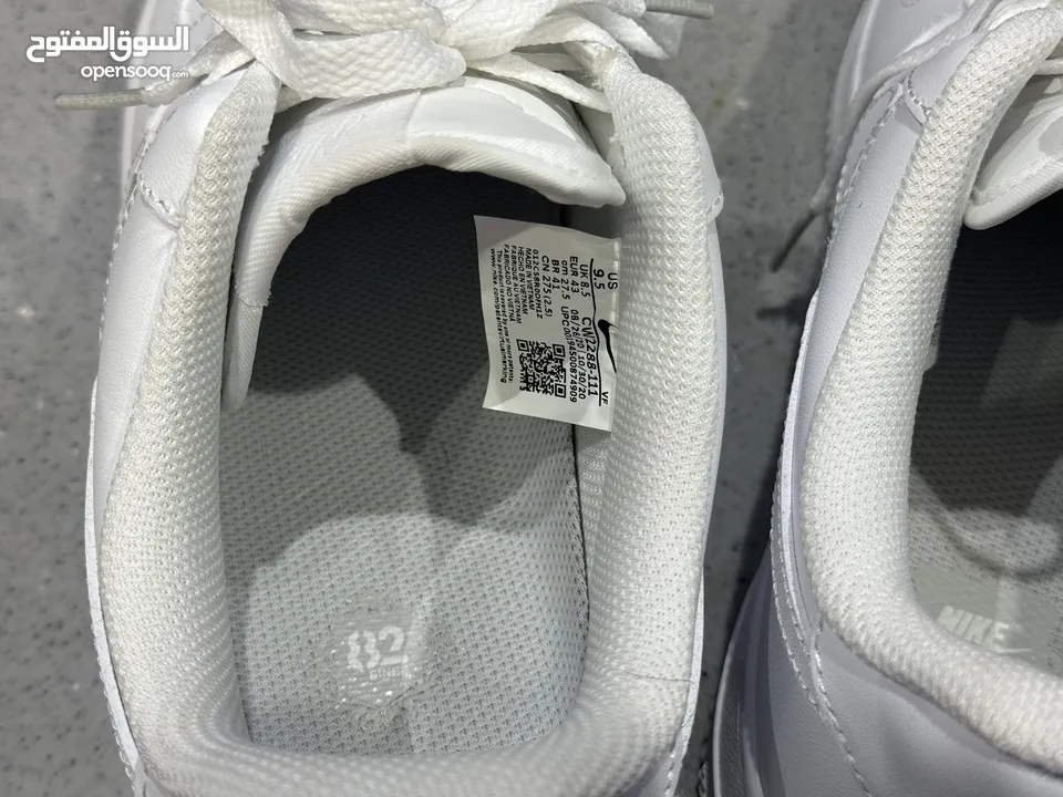 حذاء Nike Air Force 1 أبيض جديد – مقاس 43