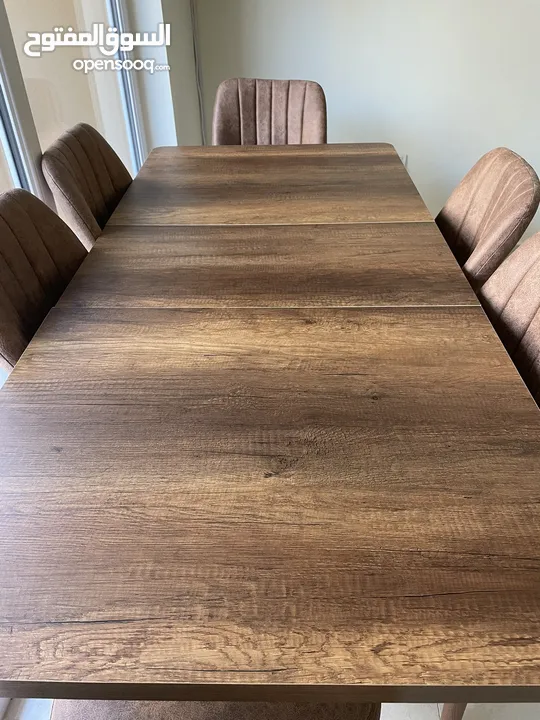 Wooden Dining Table (6 Seater)