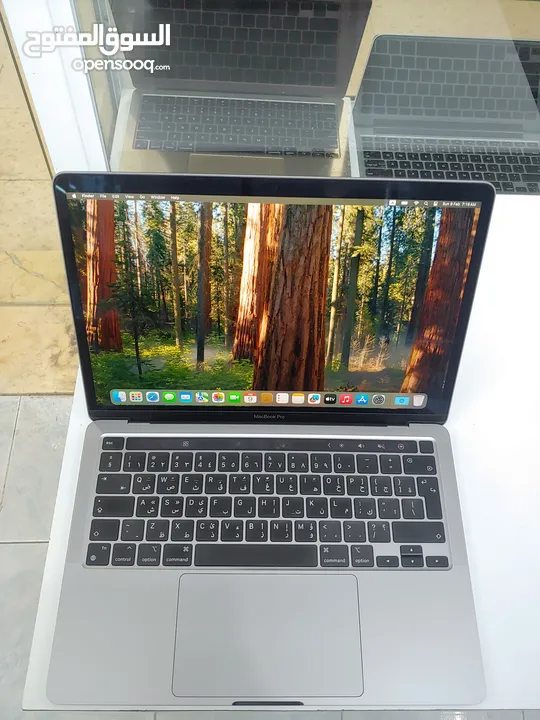 MacBook Pro 2020 M1 spacegray 8GB Ram 256GB SSD لابتوب ابل لون رمادي