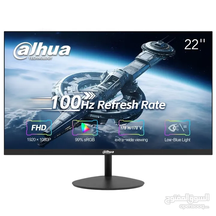 شاشه جيمنج 22 انش 100 هرتز DAHUA 22 INCH 1080P FULL HD 100HZ FLAT GAMING MONITOR