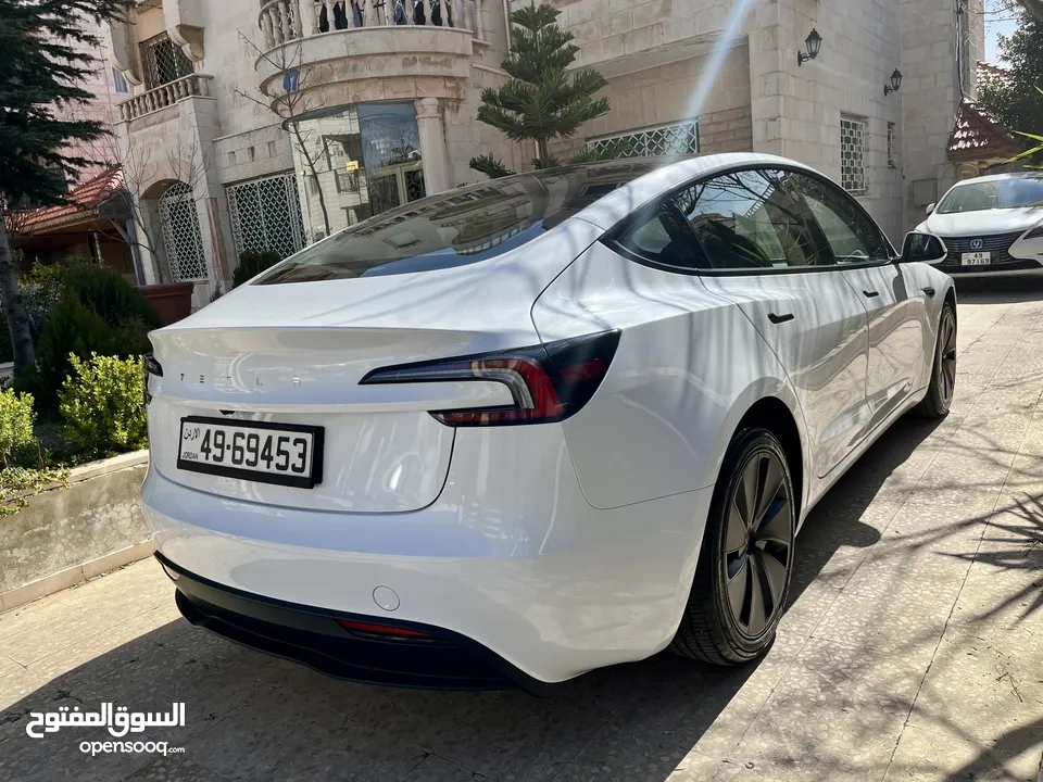 Model 3 2024 standard plus   قمة التميز الوحيده بالاردنHighland