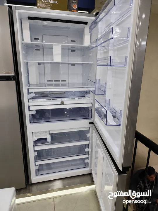 عرض نااار على ثلاجة بيكو كومبي 600 لتر صافي صناعه تركي تبريد هواء مراوح نوفرست بدون ثلج