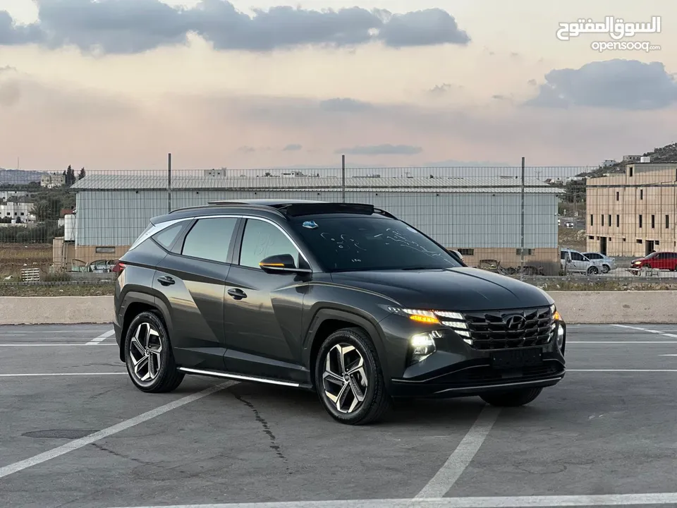 هونداي توسان/2023  HTRAC فل الفل فتحة سقف بانوراما  4x4 ///240Hp   ( Haybrid) 1600cc