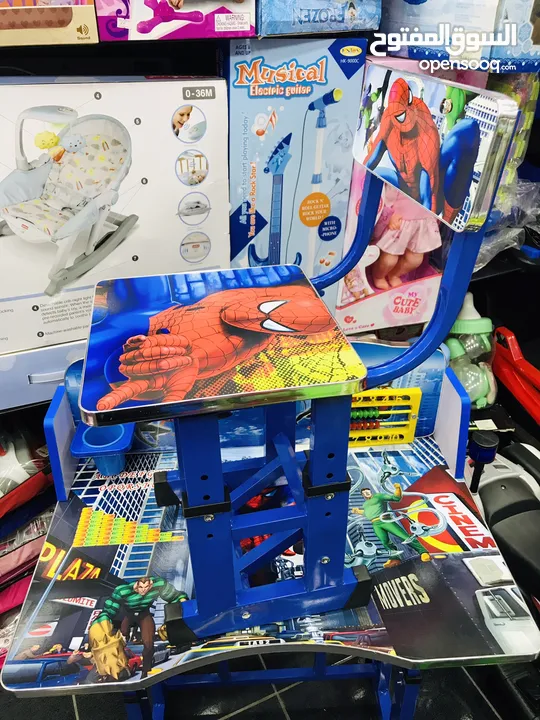 السعر 23 شامل التوصيل داخل عمان عرض خاص على مكتب الدراسة للاطفال مع مقعد فقط من island toys