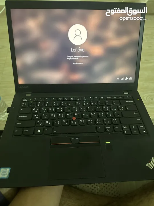 للبيع لابتوب لينوفو ThinkPad T470 بمواصفات عالية، مع معالج i5 وهاردسك SSD 250G