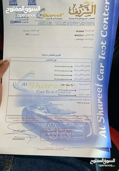 كامري 2021 اعلى صنف (SE) Sport بلاك اديشن فحص كامل( كلين )وارد كندا من الزيرو