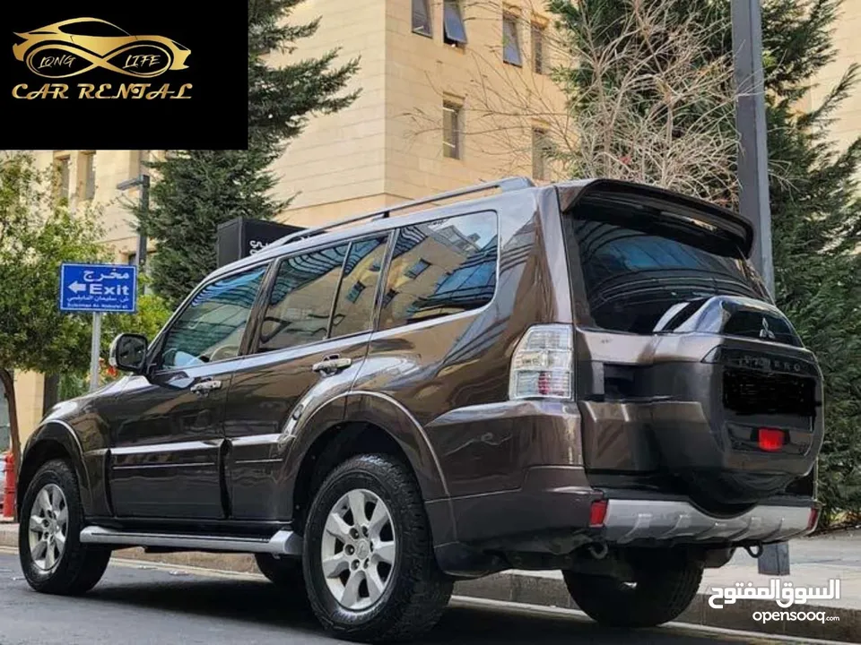 استاجرها الان ميتسوبيشي باجيرو 7 مقاعد دفع رباعي تامين شامل خدمة رجال الاعمال وتوصيل المركبات