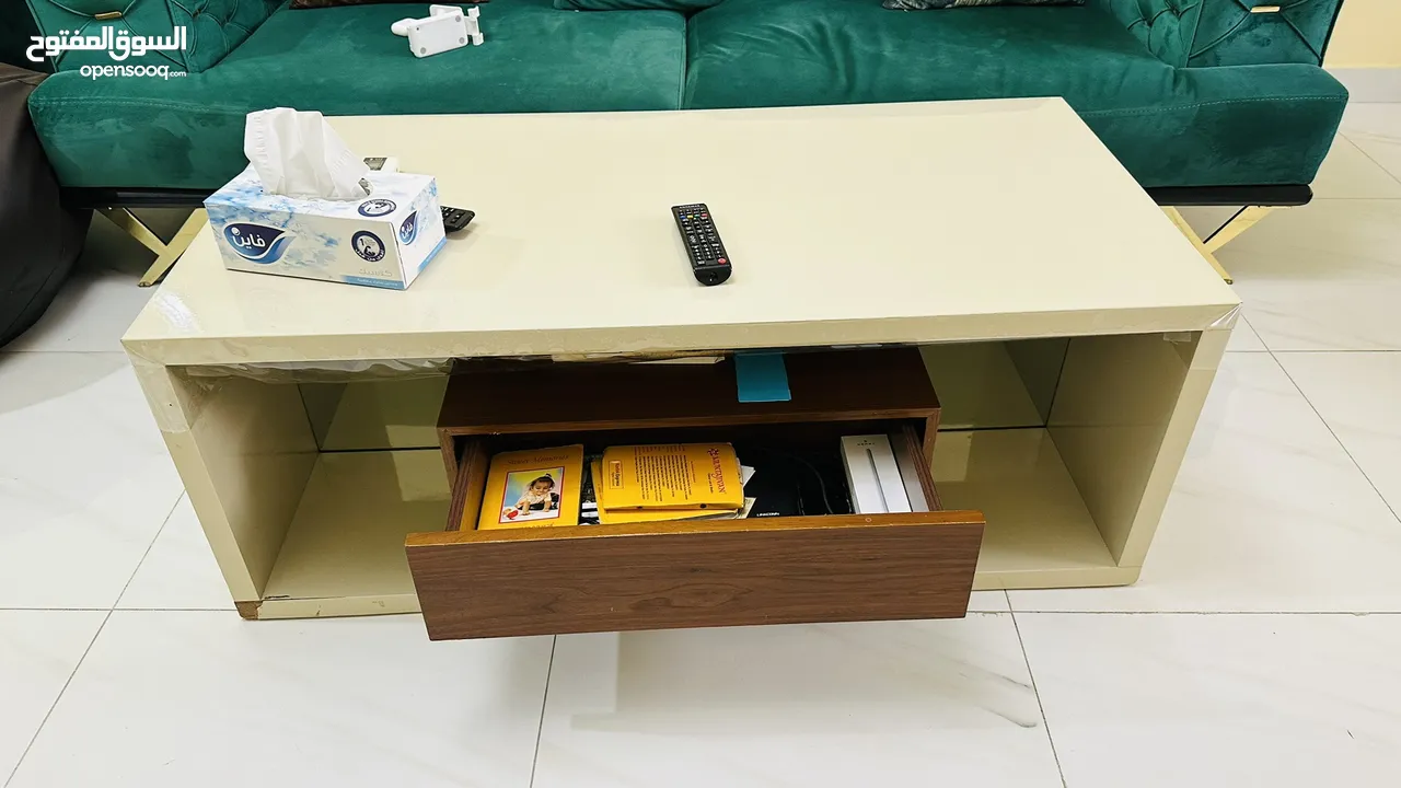 Coffee Table with both side drawer