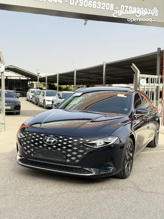 هونداي جرانديور ( ازيرا ) 2021 هايبرد فل اضافات اعلى صنف بريميوم بلس برستيج وارد كوريا فحص كامل