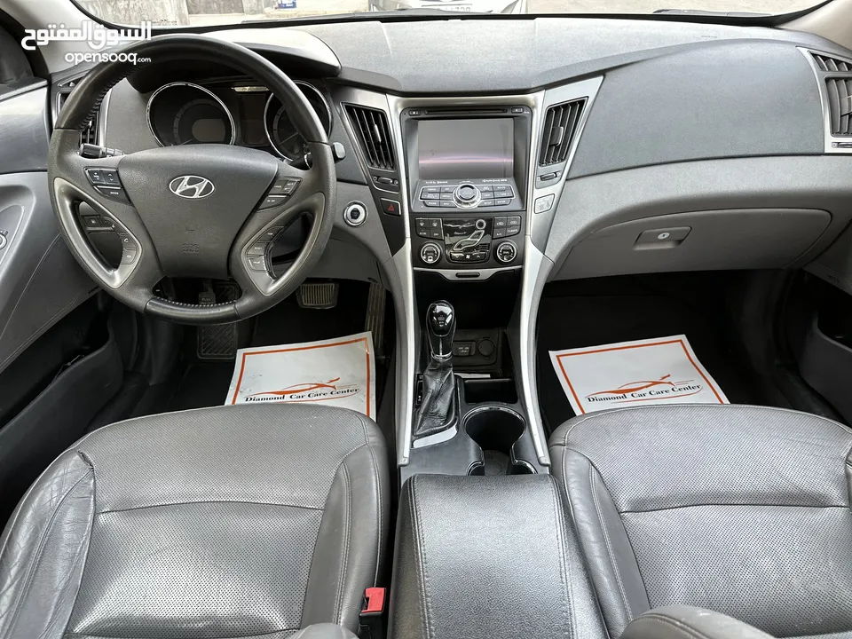 Hyundai sonata 2012 hybrid كاش او اقساط هونداي سوناتا 2012 هايبرد فحص كامل بانوراما بحالة الوكالة