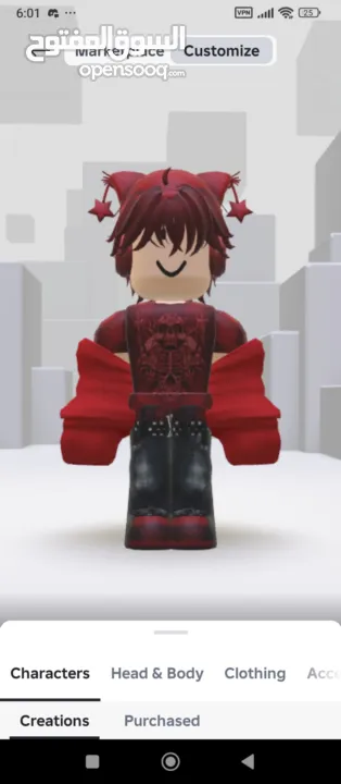 حساب روبلوكس بدفوع عليه فوق ال400 شيكل المطلوب 200 شيكل