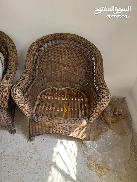 كنب قش خيزران