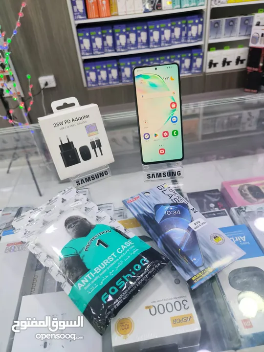 جهاز فحص NOTE 10 LITE بدون كرتونه معه بكج هدية جيجا 128 رام 16 متوفر توصيل