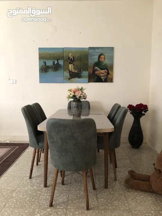 طاولة طعام بجودة عالية صنع تركي سفرة جميلة بسعر مناسب بالنسبة للجودة