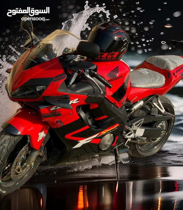 هونده سي بي اري 600 سي سي للبيع   HONDA F SPORT SBR 600 2004 ممشا 22000  security مكفوله  معه تزويد