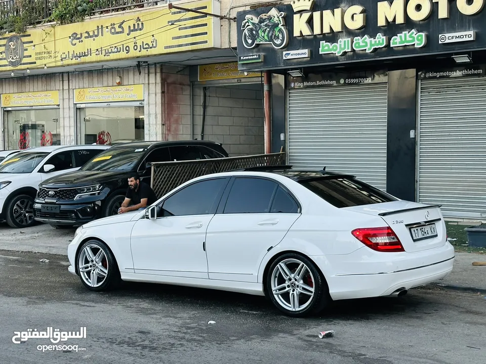 مرسيدس c200 فل اضافات كرتونه بسعر حرق