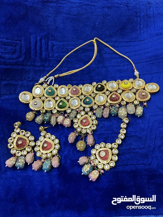 Original silver and kundan sets