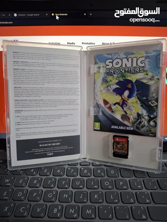 SONIC FORCES / Nintendo Switch Game