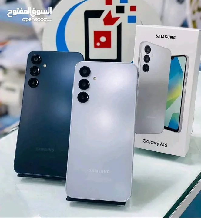 جهاز جديد بالكرتونة Samsung A16 رام 8 و 12 و 16 جيجا 128 و 256 مكفول سنة متوفر توصيل وهدية