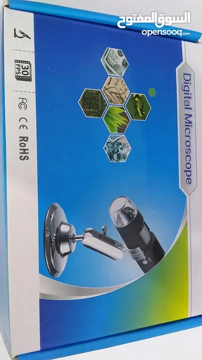 1600X Zoom 8 LED USB Microscope Digital Magnifier Endoscope Camera Video Stand - 50 JD